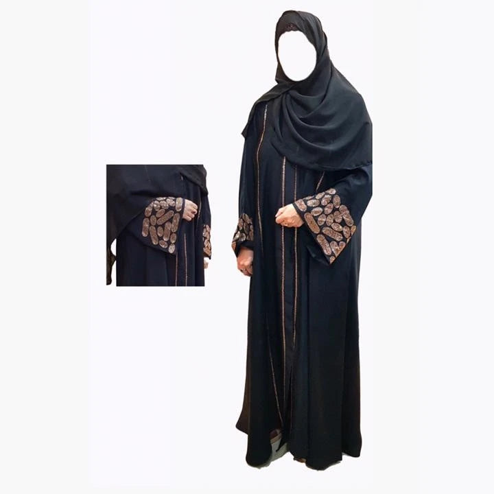 Ladies Embroidery Stone Abaya ( With Stoller )