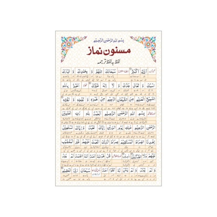 Masnoon Namaz Card - Image 1